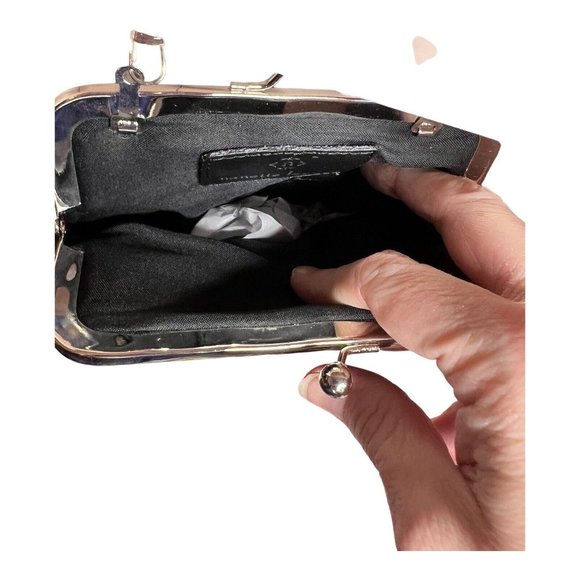 Nanette Lepore 4 pc Satchel Crossbody Pink Buffalo Check Velvet Scrunchies purse - Picture 7 of 10